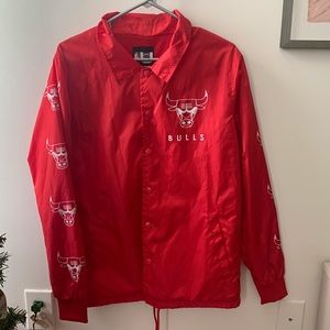 NBA vintage Chicago bulls Light weight windbreaker jacket size small basketball